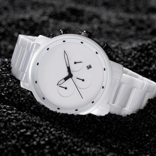 Chrono Ceramic Gloss White 45mm