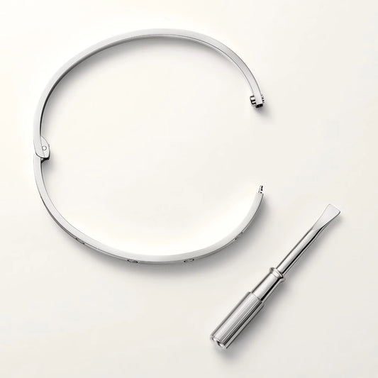 L'amour Amour Bracelet Small Model White Gold