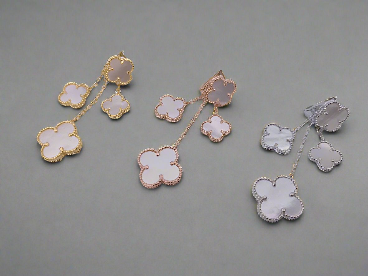 18K Magic Alhambra Four Motifs Earrings