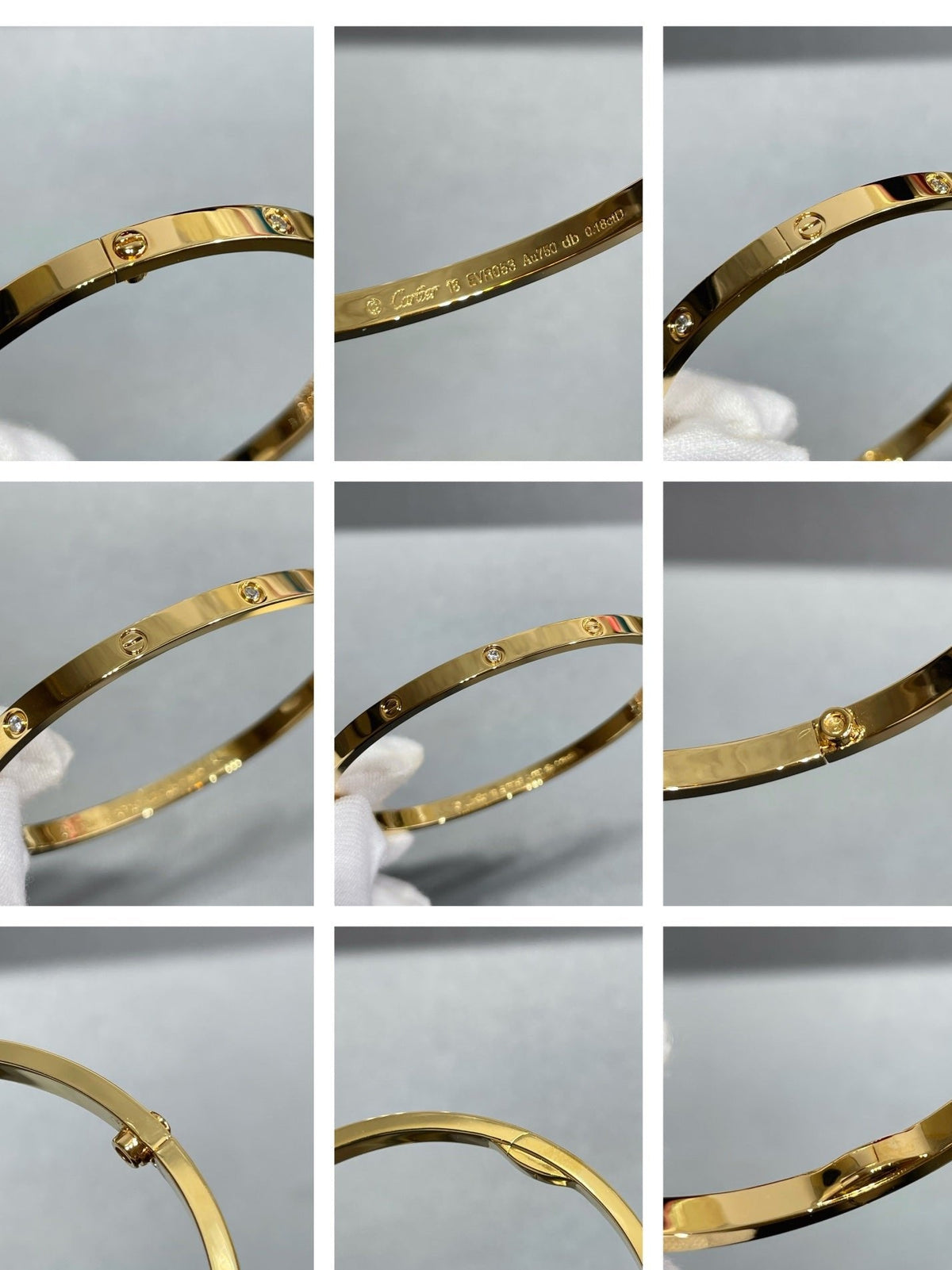 18K Love Six Diamonds Small Bracelet