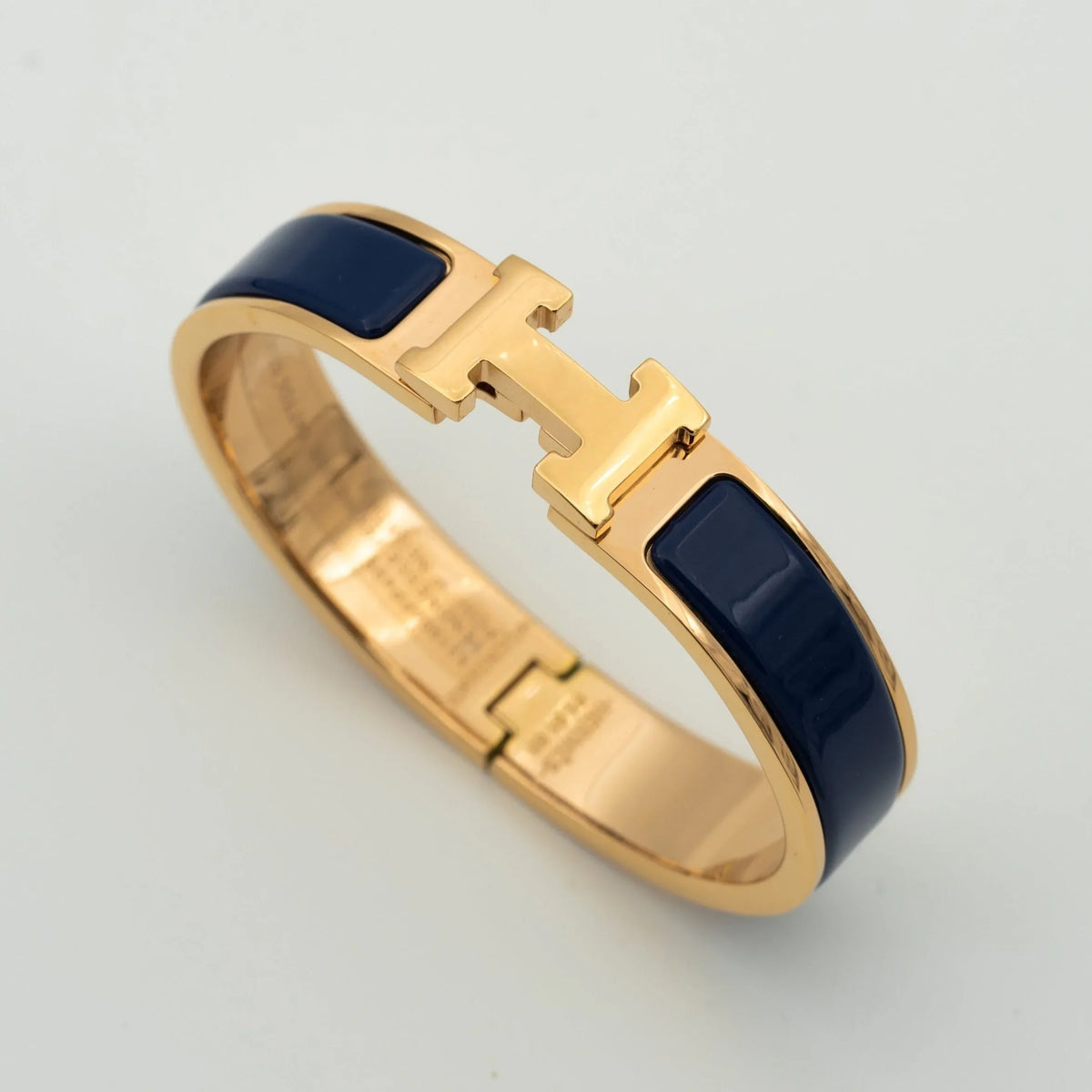 L'amour H Blue Bracelet Rose Gold
