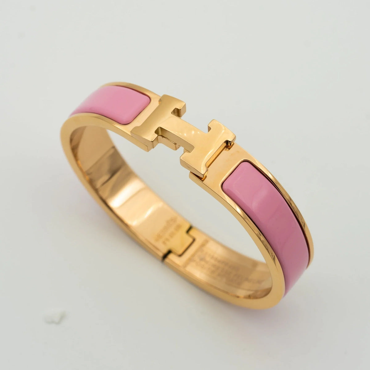 L'amour H Pink Bracelet Rose Gold