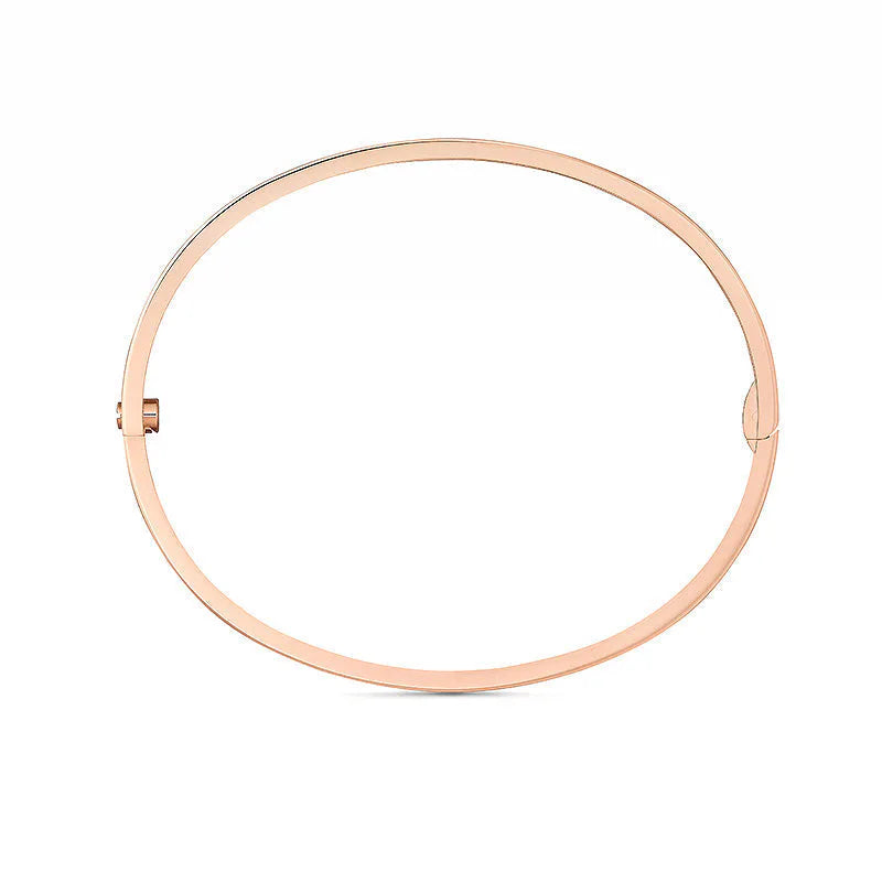 L'amour Amour Bracelet Small Model 6 Diamonds Rose Gold