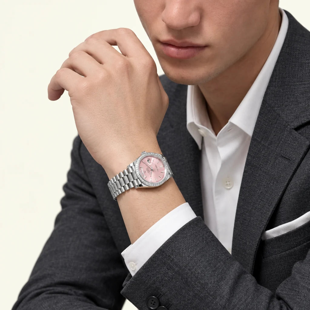 Vandor Day-Date 36mm 128399TBR Pink Dial