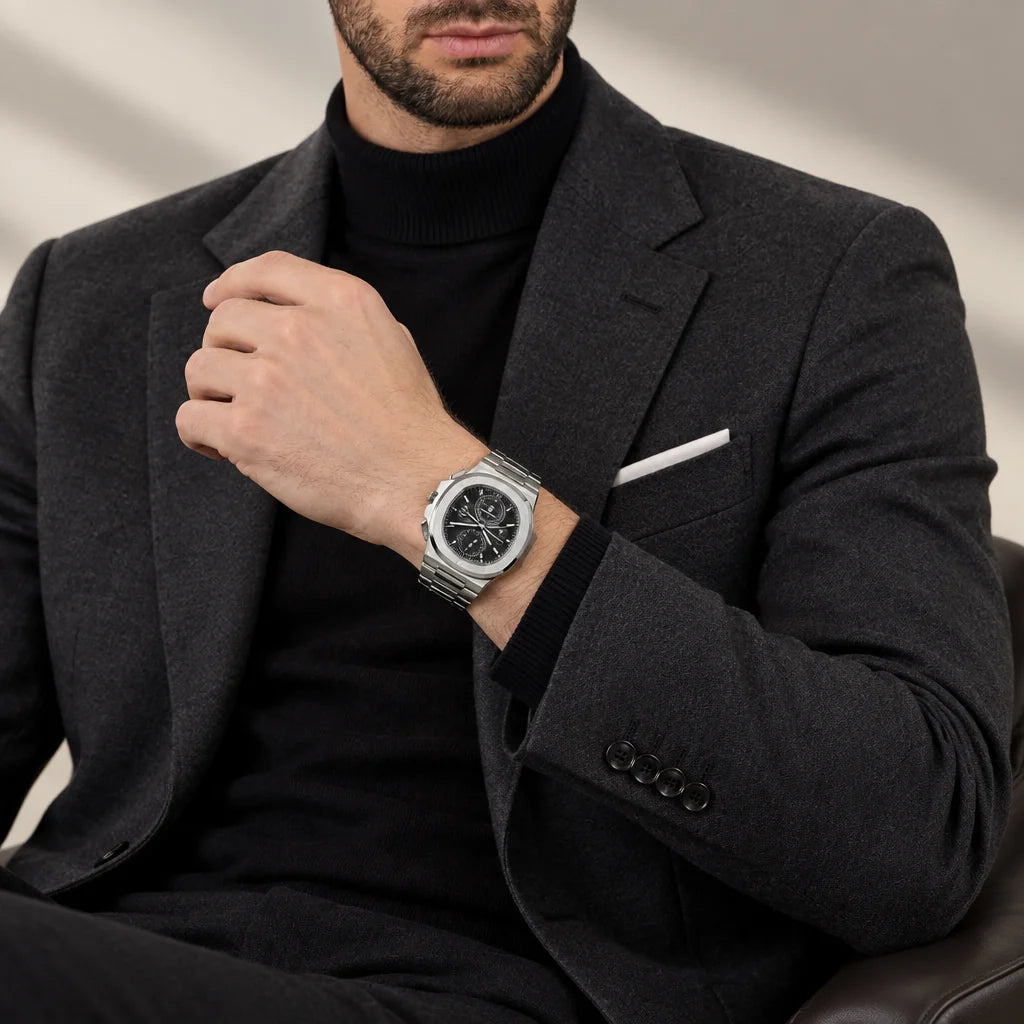 Vandor Nautilus 41mm 5990/1A-011 Blue Dial