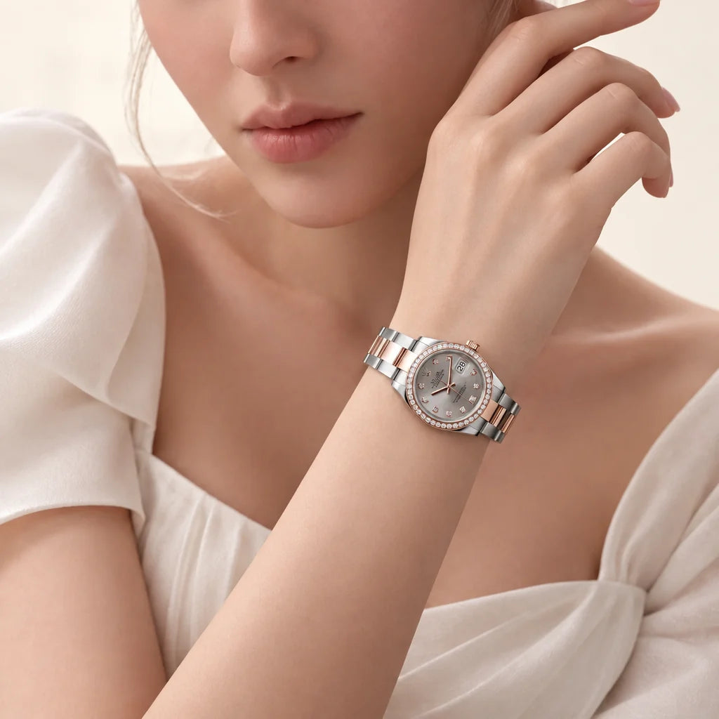 Vandor Datejust 31mm 278381RBR Silver Diamond Dial