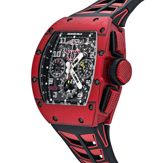Vandor RM 011 Automatic Flyback Chronograph Red Quartz TPT