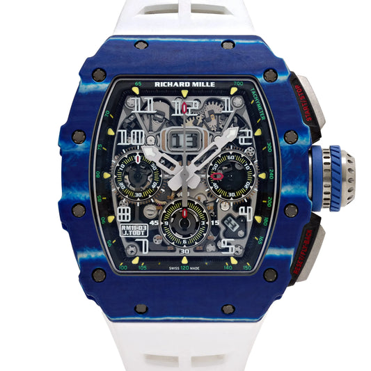 Vandor RM 11-03 'Jean Todt' Automatic Flyback Chronograph Blue White Quartz TPT Limited Edition of 150 (2018)