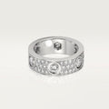 18K Love Diamond-Paved 6.5mm Ring