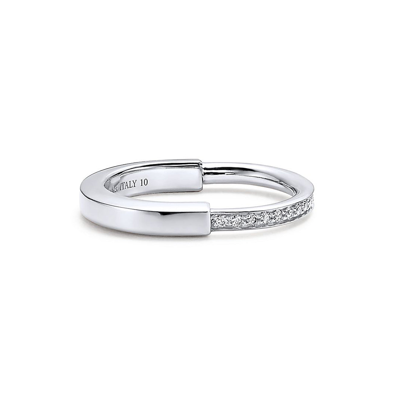 18K T Lock Diamonds Yellow Gold Ring