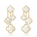 18k Magic Alhambra Four Motifs Earrings