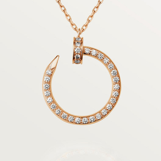 18K Juste Un Clou Full Diamonds Necklace