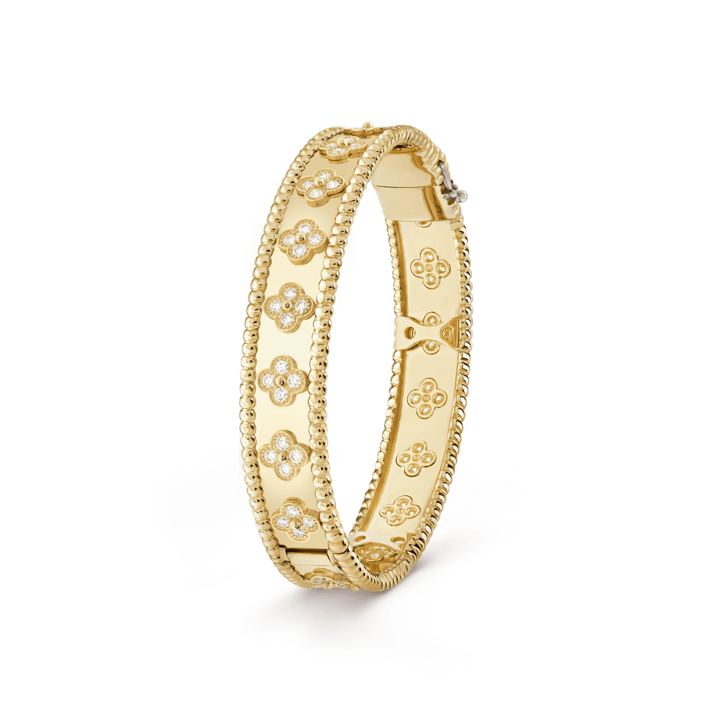 18K Perlée Clovers Bracelet
