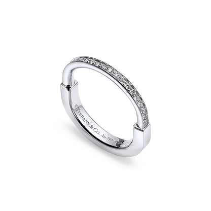 18K T Lock Diamonds Yellow Gold Ring