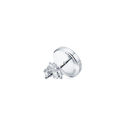 18K Return to Circle Stud Earrings
