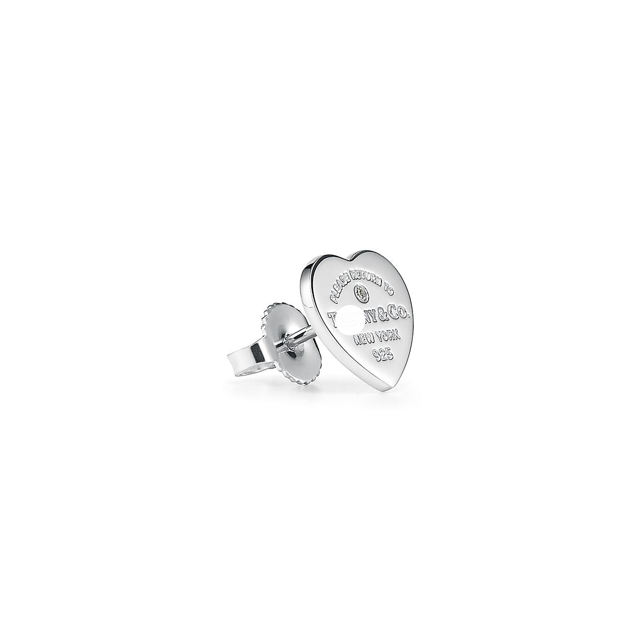 18K Return to Blue Heart Earrings
