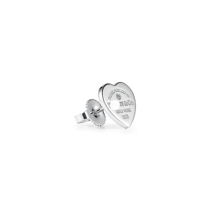 18K Return to Blue Heart Earrings