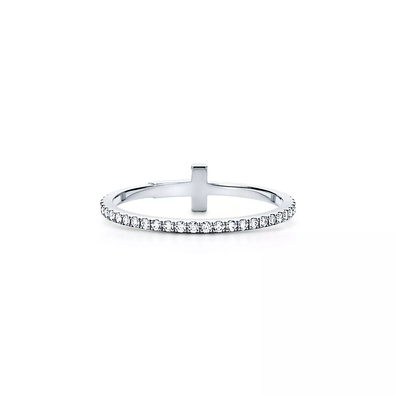 18K T Diamond Wire Ring
