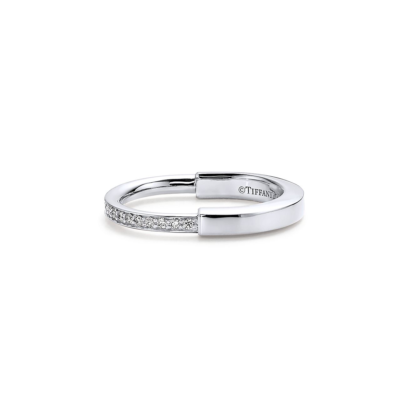 18K T Lock Diamonds Yellow Gold Ring