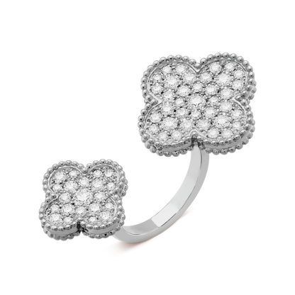 18K Magic Alhambra Diamond Ring