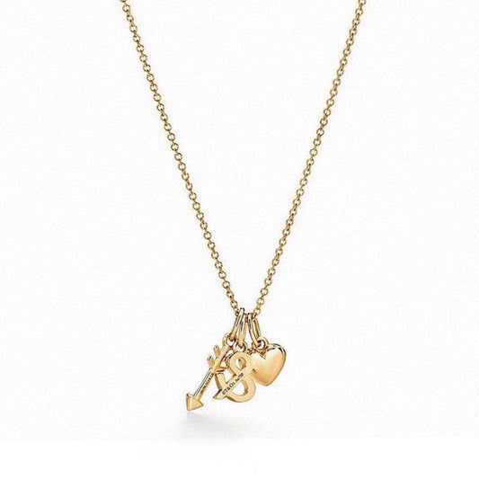 18K T Wine and Dine Pendant Necklace