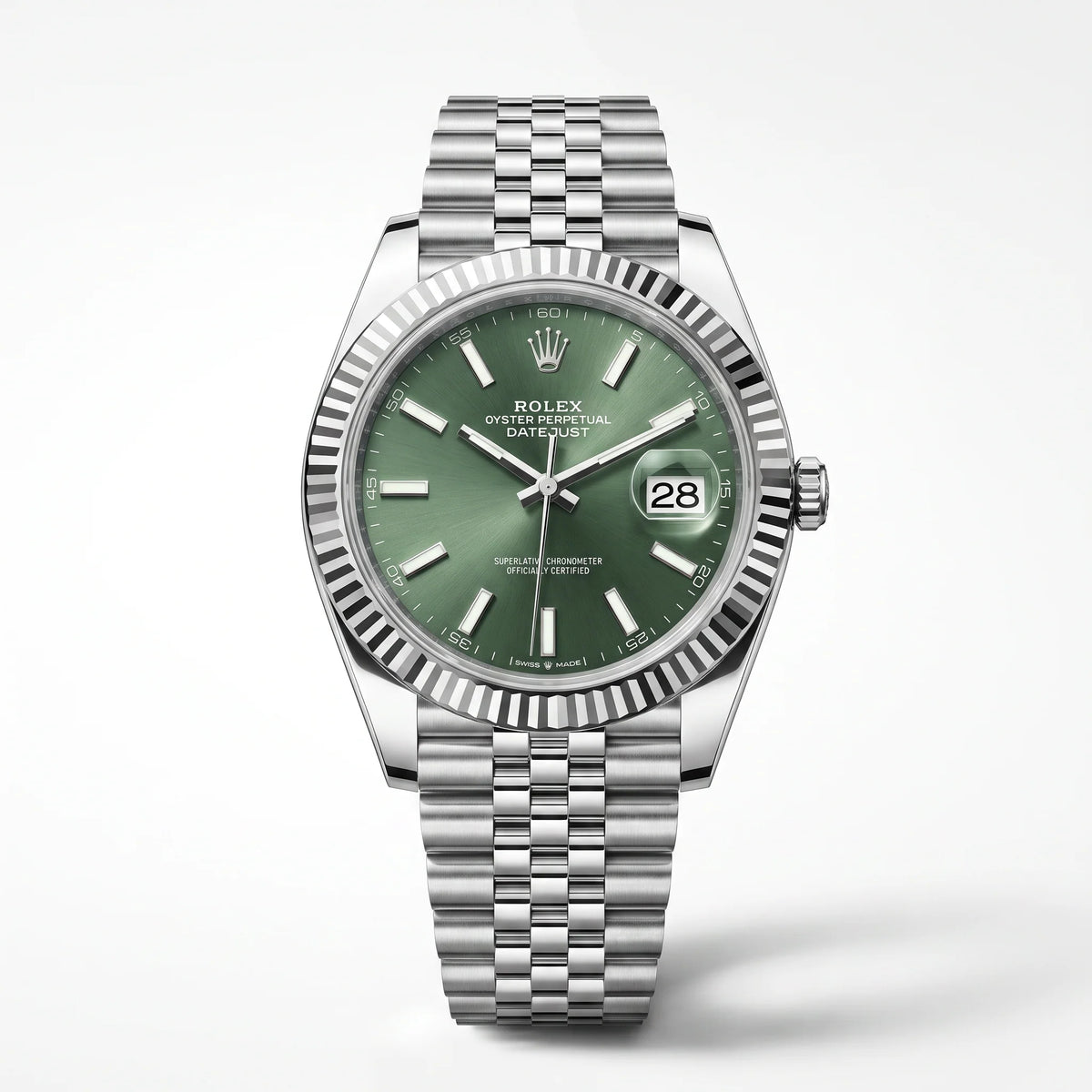 Vandor Datejust 41mm 126334 Green Dial Jubilee Bracelet