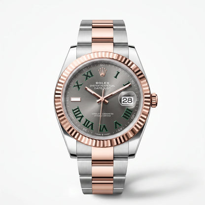 Vandor Datejust Fluted Bezel And Roman Dial Rose Gold Oyster Men's Watch | RL 41 126331 2022