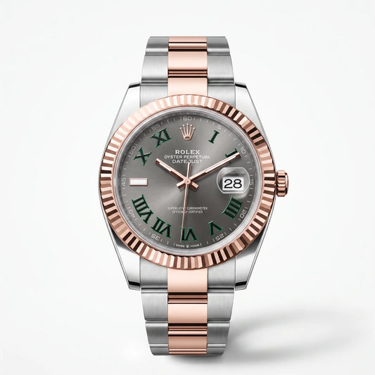 Vandor Datejust Fluted Bezel And Roman Dial Rose Gold Oyster Men's Watch | RL 41 126331 2022