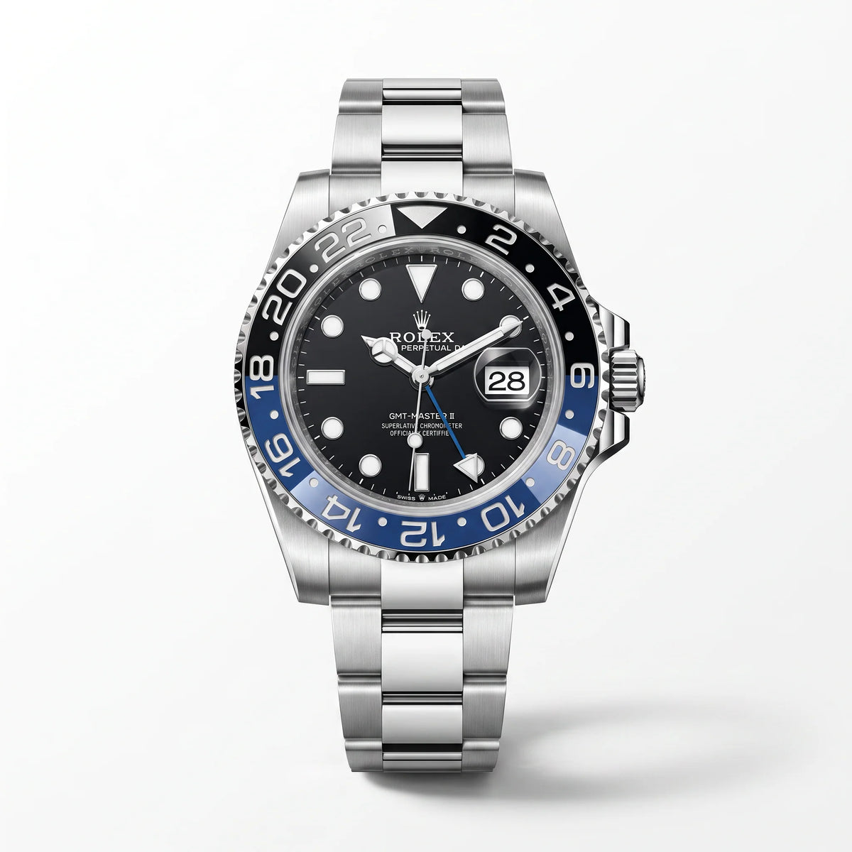 Vandor GMT-Master II Black Blue Batman Bezel Men's Watch | RL 40 116710