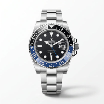 Vandor GMT-Master II Black Blue Batman Bezel Men's Watch | RL 40 116710