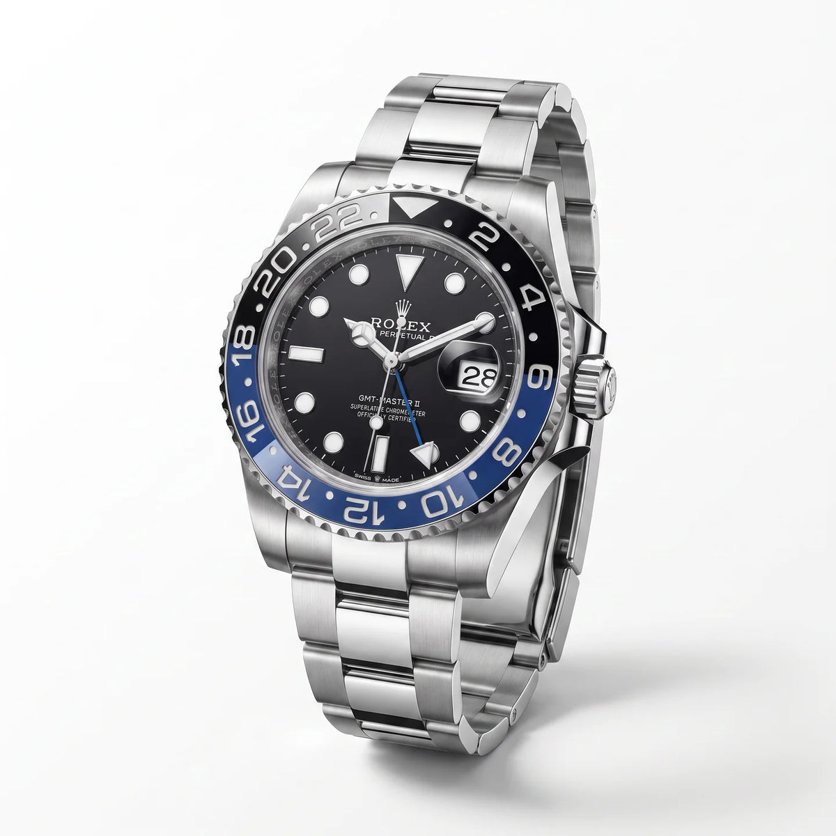 Vandor GMT-Master II Black Blue Batman Bezel Men's Watch | RL 40 116710