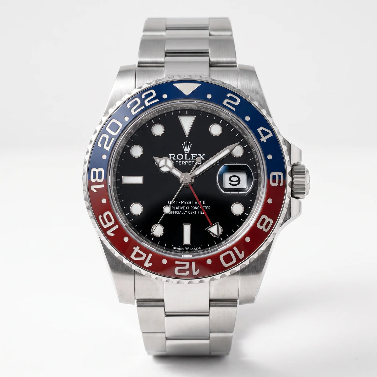 Vandor GMT-Master II Blue Red Pepsi Bezel Men's Watch | RL 40 126710