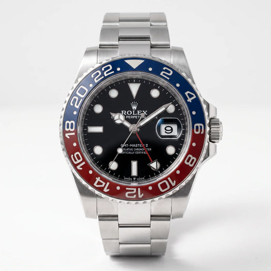 Vandor GMT-Master II Blue Red Pepsi Bezel Men's Watch | RL 40 126710