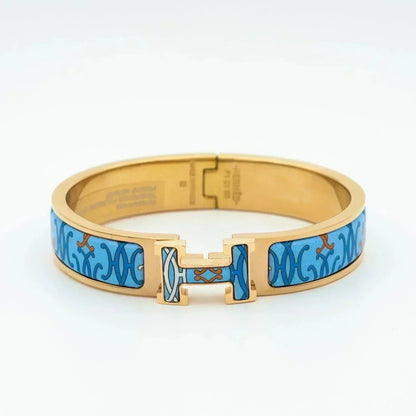 L'amour H Blue Multicolor Bracelet Rose Gold