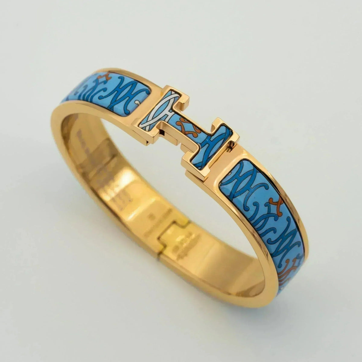 L'amour H Blue Multicolor Bracelet Rose Gold