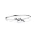 L'amour Lucent Bracelet Diamond Wire Bangle White Gold