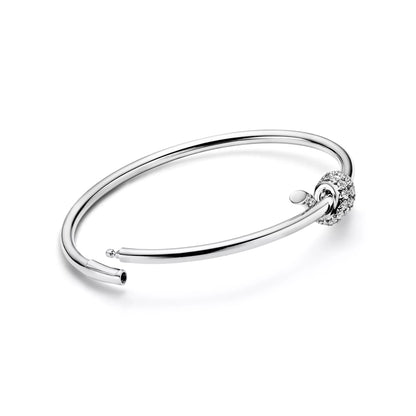 L'amour Lucent Bracelet Diamond Wire Bangle White Gold
