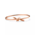 L'amour Lucent Bracelet Wire Bangle in Rose Gold
