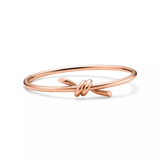 L'amour Lucent Bracelet Wire Bangle in Rose Gold