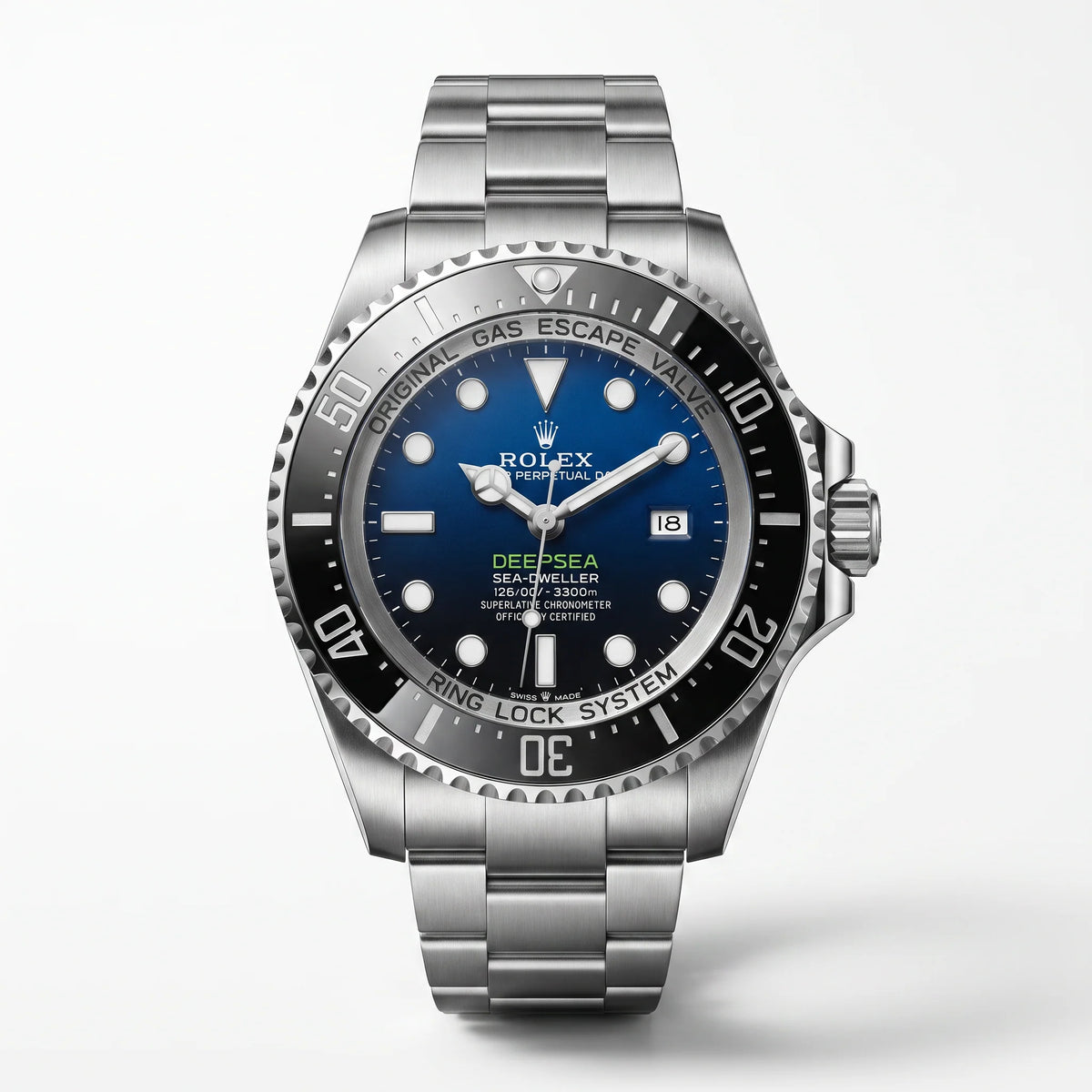 Vandor Sea-Dweller Deep Blue Dial Stainless Steel Rotating Bezel Men’s Watch | RL 44 116660