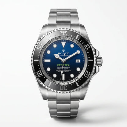 Vandor Sea-Dweller Deep Blue Dial Stainless Steel Rotating Bezel Men’s Watch | RL 44 116660
