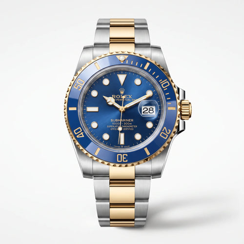 Vandor Submariner Chronometer Blue Dial Men's Watch | RL 40 126613LB