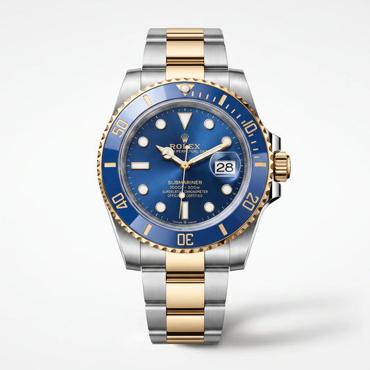 Vandor Submariner Chronometer Blue Dial Men's Watch | RL 40 126613LB