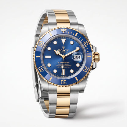 Vandor Submariner Chronometer Blue Dial Men's Watch | RL 40 126613LB