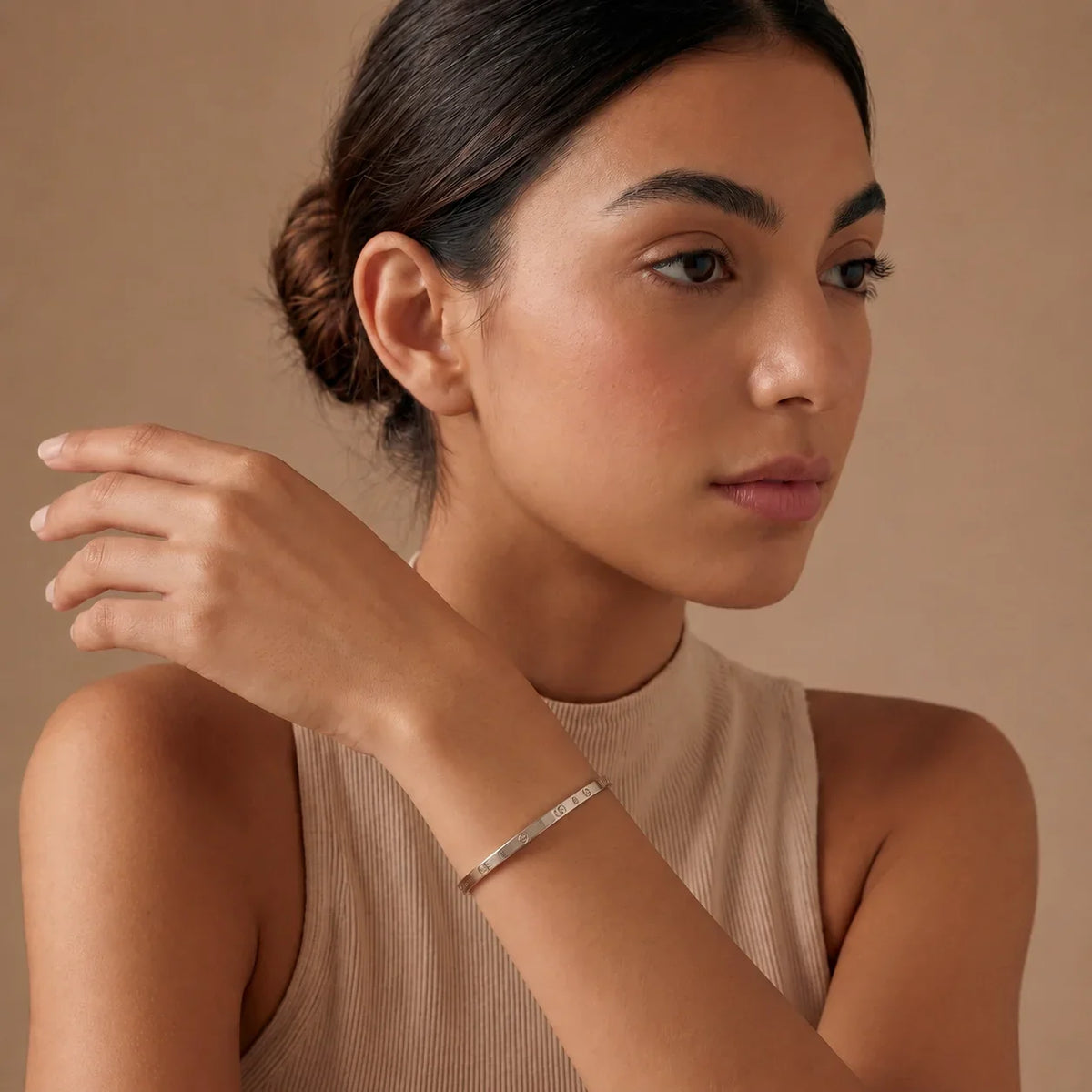 L'amour Amour Bracelet Small Model White Gold
