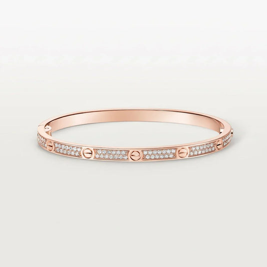 L'amour Amour Bracelet Small Pavé Model Rose Gold