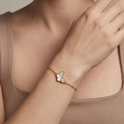 L'amour Butterfly bloom bracelet