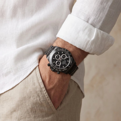 Vandor Cosmograph Daytona 40mm Black Dial Oystersteel – 126500LN-0002