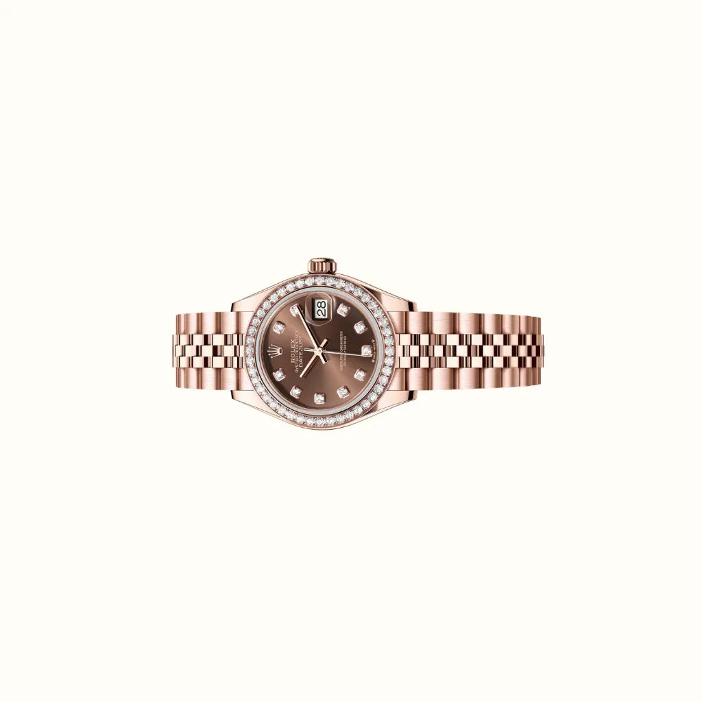 Vandor Datejust 28mm 279135RBR Chocolate Diamond Dial