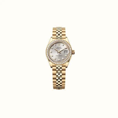 Vandor Datejust 28mm 279138RBR Silver Diamond Dial
